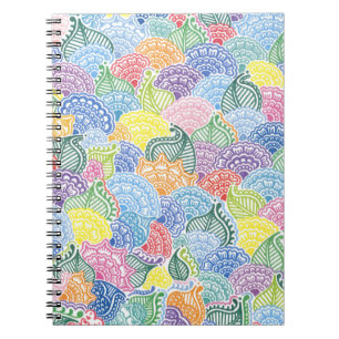 Caderno Espiral Flores lunáticas