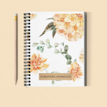 Flores Modernas - Presente Personalizado Amarelo e