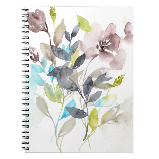 Caderno Espiral Flores na Mistura (Frente)