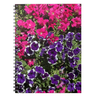 Caderno Espiral Flores rosa e cor-de-rosa - Notebook espiral com B