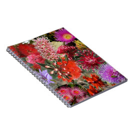 Caderno Espiral Flores Selvagens Australianas