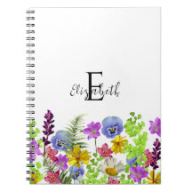 Flores Silvestres Bonitas Nome Personalizado e Mon