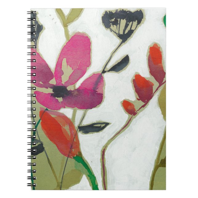 Caderno Espiral Flores vivas I (Frente)