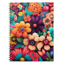 Flores vívidas coloridas