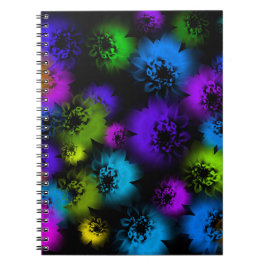 Caderno Espiral Floresce nas Sombras