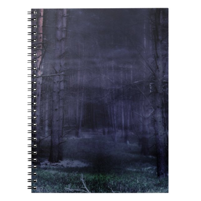 Caderno Espiral Floresta Assustadora (Frente)