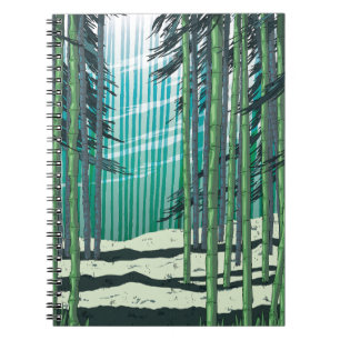 Caderno Espiral Floresta Bamboo