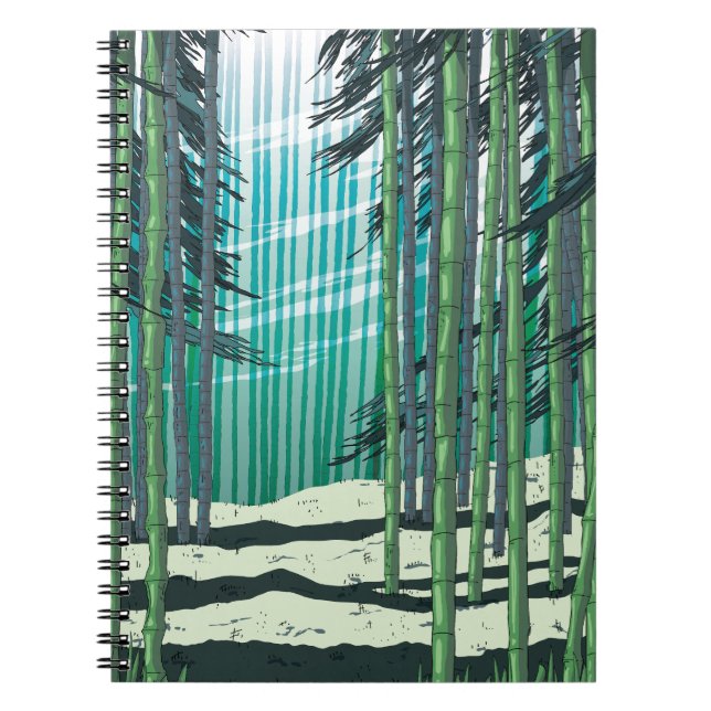 Caderno Espiral Floresta Bamboo (Frente)