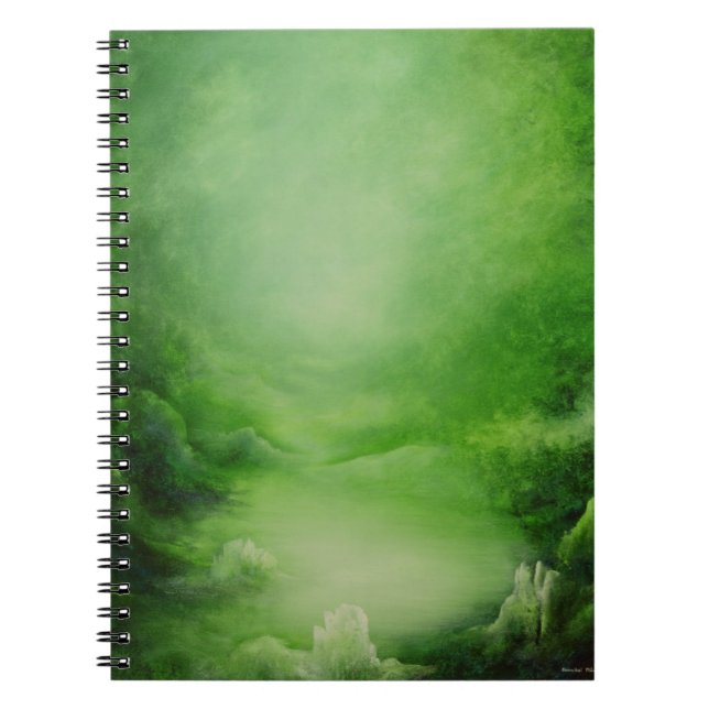 Caderno Espiral Floresta de cristal 1991 (Frente)