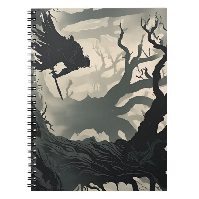 Caderno Espiral Floresta de Cryptid (Frente)