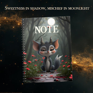 Caderno Espiral Floresta do Espírito Travesso ao Luar Espírito da