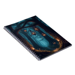 Caderno Espiral Floresta Encantada Mística Natureza Encantadora