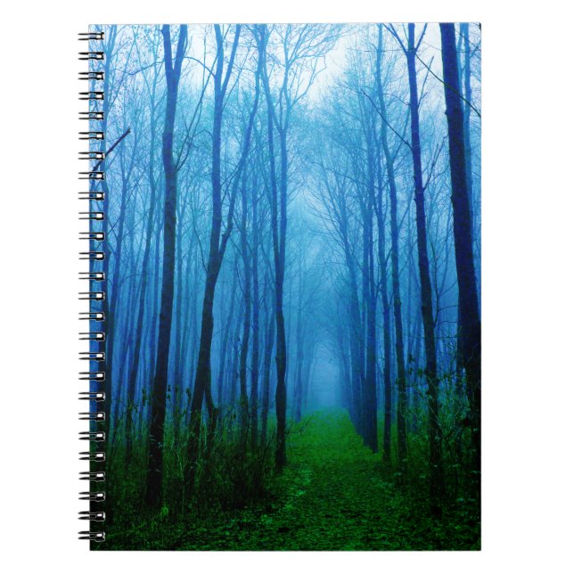 Caderno Espiral Floresta Profunda Verde (Frente)