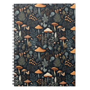 Caderno Espiral Floresta Toadstool