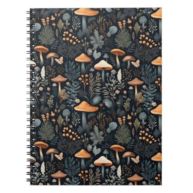 Caderno Espiral Floresta Toadstool (Frente)