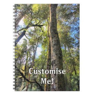 Caderno Espiral Floresta Tropical Australiana Eucalyptus Gum Trees