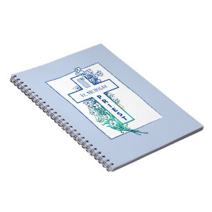 Caderno Espiral Florestas Cruzadas do Padre Personalizadas