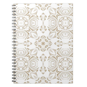 Caderno Espiral Flórida antiqubeige