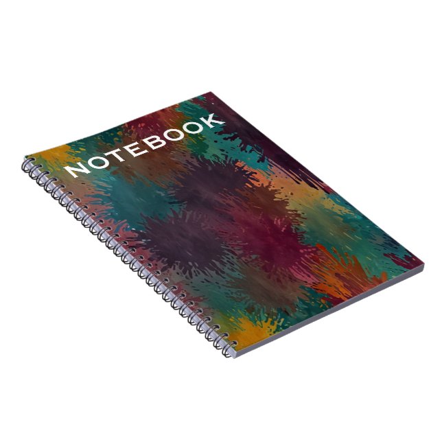 Caderno Espiral Florido Encantador (Lado Direito)
