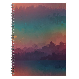 Caderno Espiral Florido Encantador