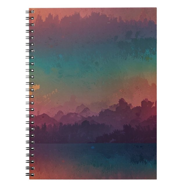 Caderno Espiral Florido Encantador (Frente)