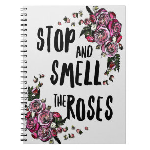 Caderno Espiral Flower Lover Jardim da Flor Rosa