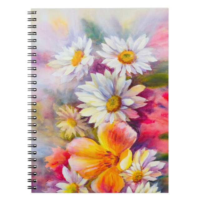 Caderno Espiral flower pattern (Frente)