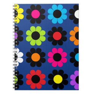 Caderno Espiral Flower power