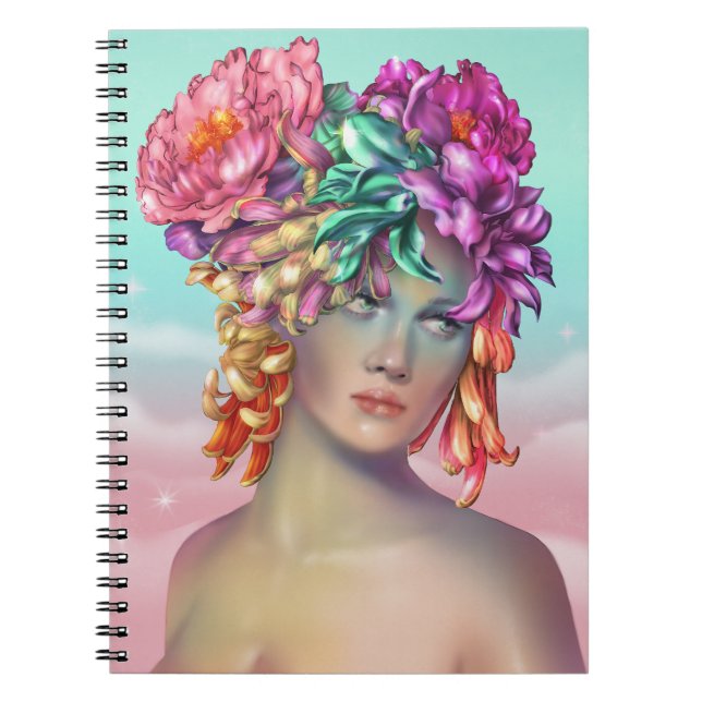 Caderno Espiral FlowerGirl Notebook (Frente)