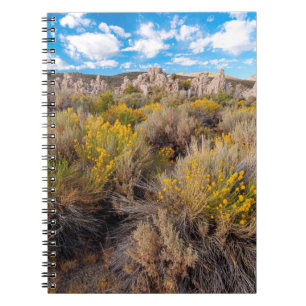 Caderno Espiral Flowers   Blooming Sagebrush California