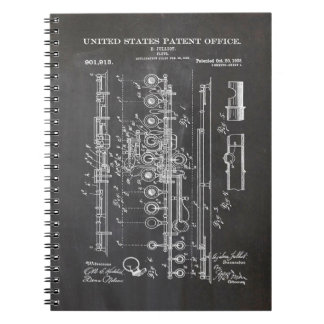Caderno Espiral Flute Patent