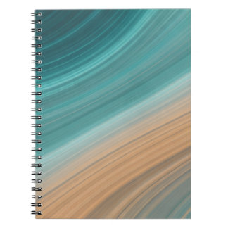 Caderno Espiral Fluxo de Areia Aquática