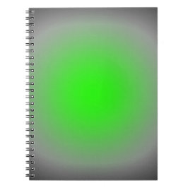 Caderno Espiral Foco verde e Cinza