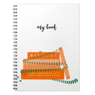 Caderno Espiral Fofo Meu Livro