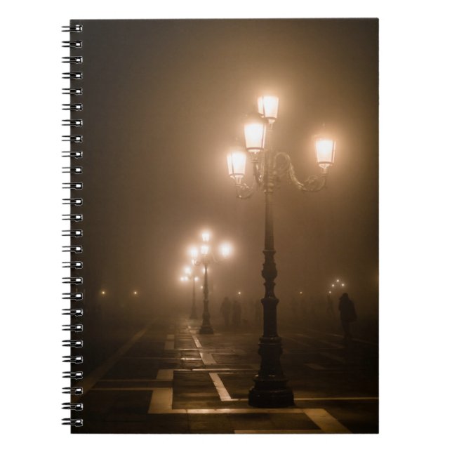 Caderno Espiral Foggy Piazza San Marco, Veneza (Frente)