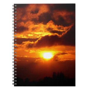 Caderno Espiral Fogo no céu