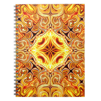 Caderno Espiral Fogo Solar