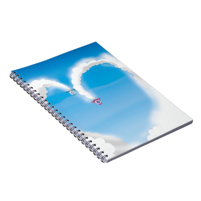 Caderno Espiral Foguetes! (Lado Direito)