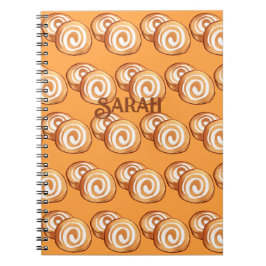 Caderno Espiral Folha de Abóbora Estética