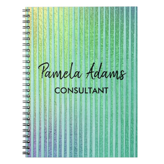 Caderno Espiral Folha de cor (Frente)
