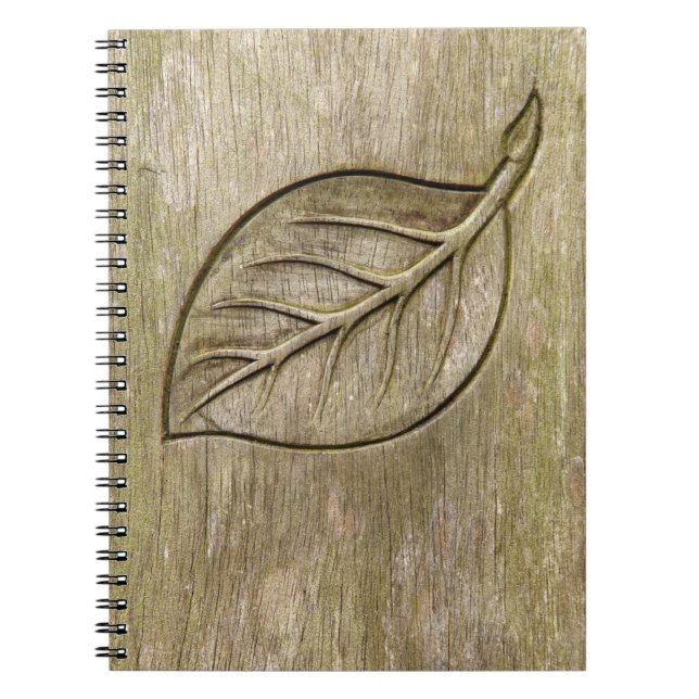 Caderno Espiral Folha gravada (Frente)