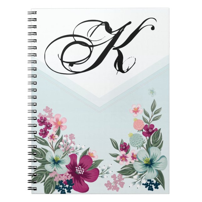 Caderno Espiral Folha Tropical do Livro de Notas Personalizado em  (Frente)