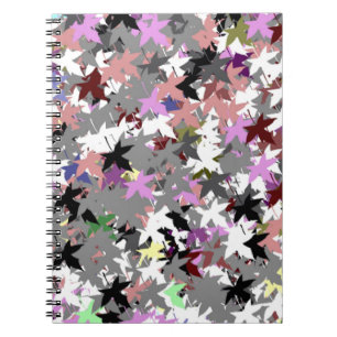 CADERNO ESPIRAL FOLHAS DE ÁRVORE