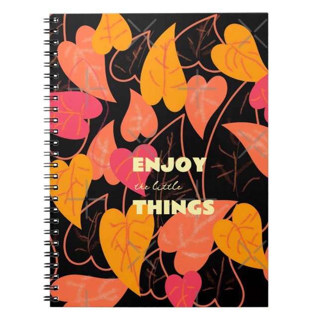 Caderno Espiral Folhas de cor (Frente)