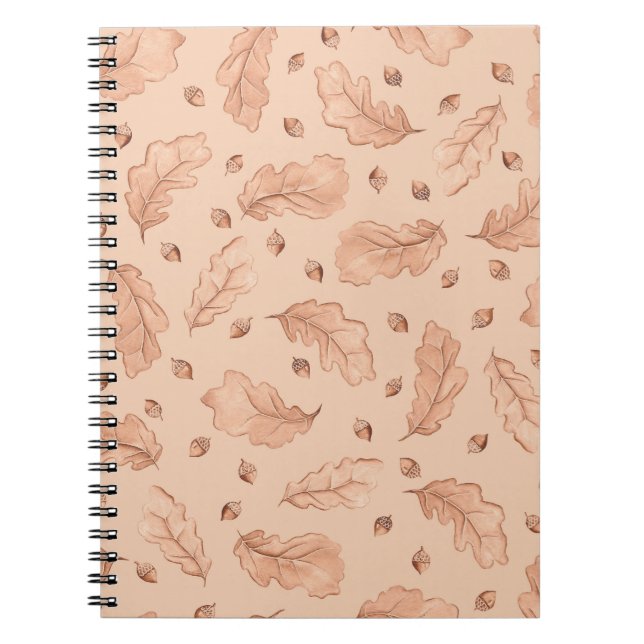 Caderno Espiral Folhas de Outono (Frente)