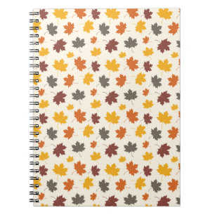 Caderno Espiral Folhas de outono