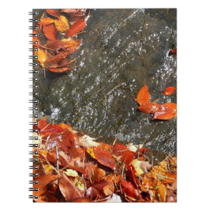 Caderno Espiral Folhas de outono em Cágua Fotografia de outono I