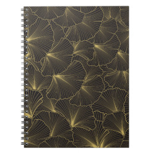 Caderno Espiral Folhas desenhadas à mão de plantas tropicais. Vi