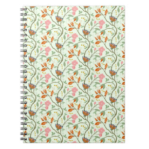 Caderno Espiral Folk Art Floral de Reboque Timical