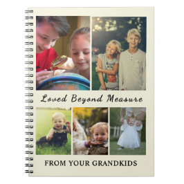 Caderno Espiral For Grandparents – Loved Beyond Measure Notebook